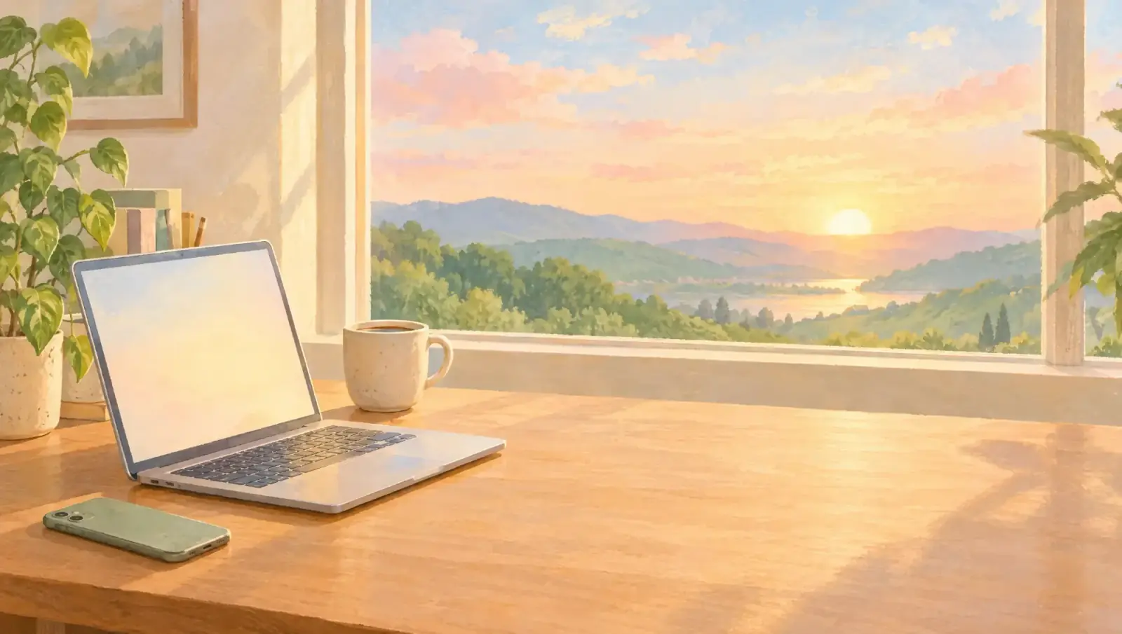 A laptop on a sunlit desk where job applications get filled with the SideStep Chrome extension